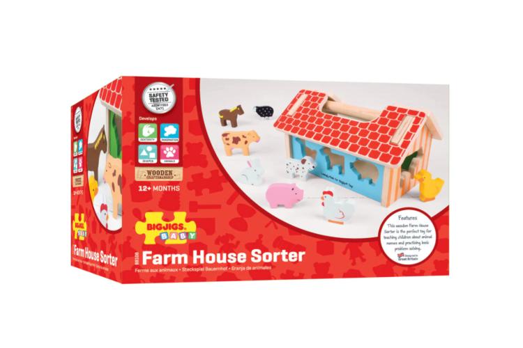 Bigjigs Farm House Sorter BB108 