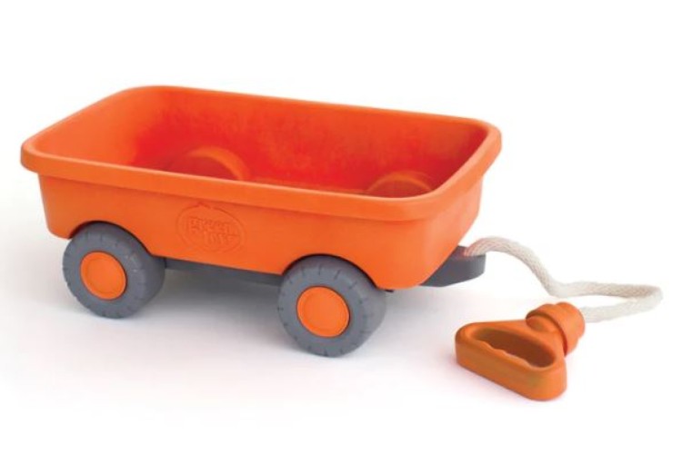 Bigjigs Green Toys Wagon (Orange) GTWAGO1227