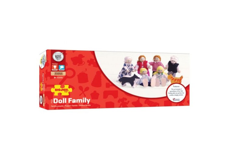 Bigjigs Heritage Doll Family Set JT117