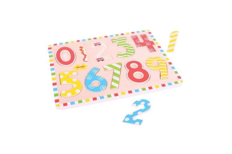Bigjigs Inset Puzzle Numbers BJ756