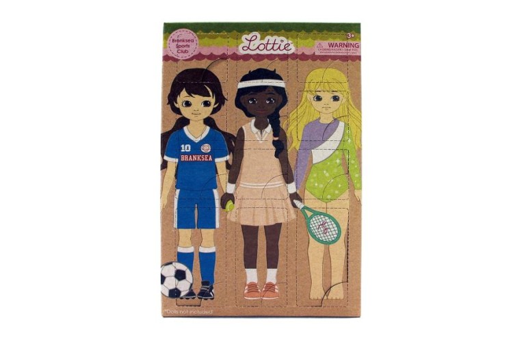 Bigjigs Lottie Branksea Sports Club 3 Outfit Pack LT165
