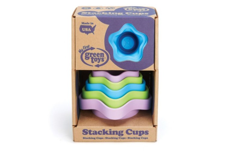 Bigjigs My First Green Toys - Stacking Cups  GTSTCA8586