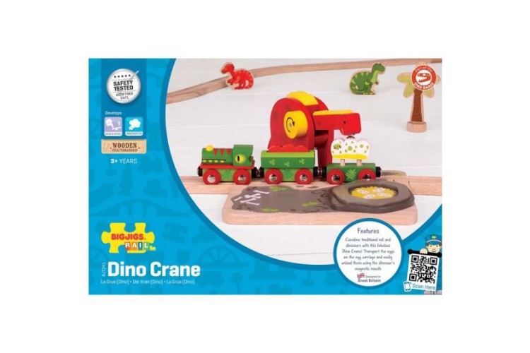 Bigjigs Rail - Dino Crane BJT241