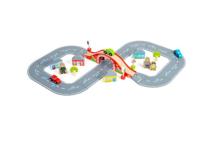Bigjigs Rail - Figure Of Eight Roadway BJT600