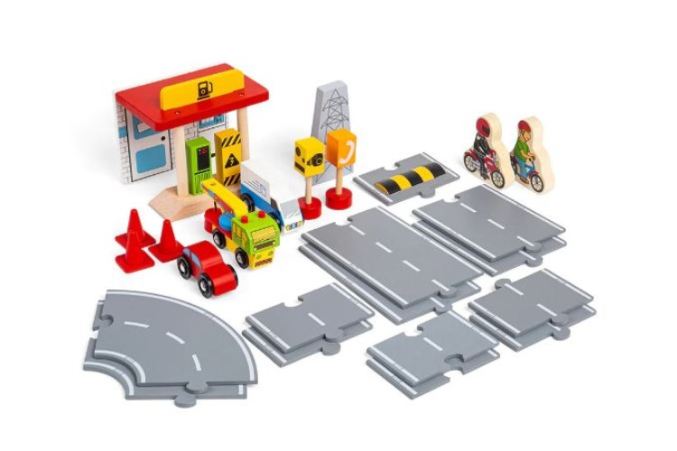 Bigjigs Rail - Roadway Accessory Pack BJT601