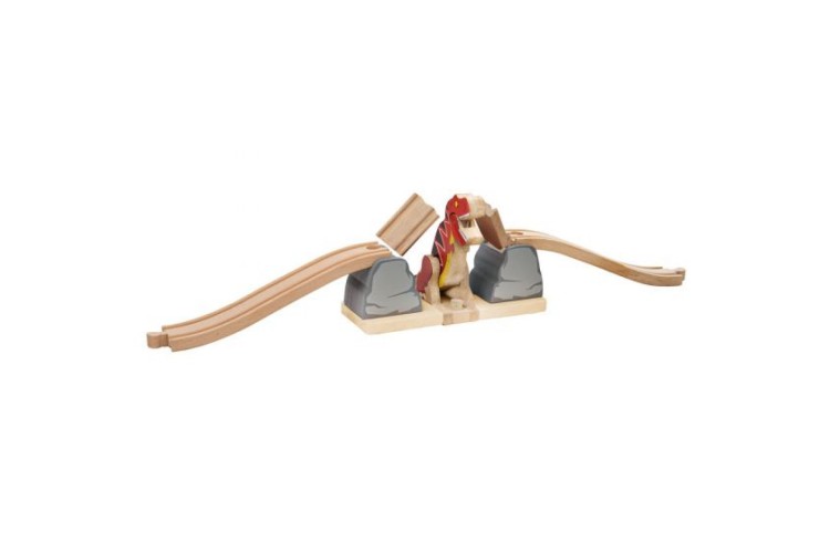Bigjigs Rail - T-Rex Bursting Bridge BJT278