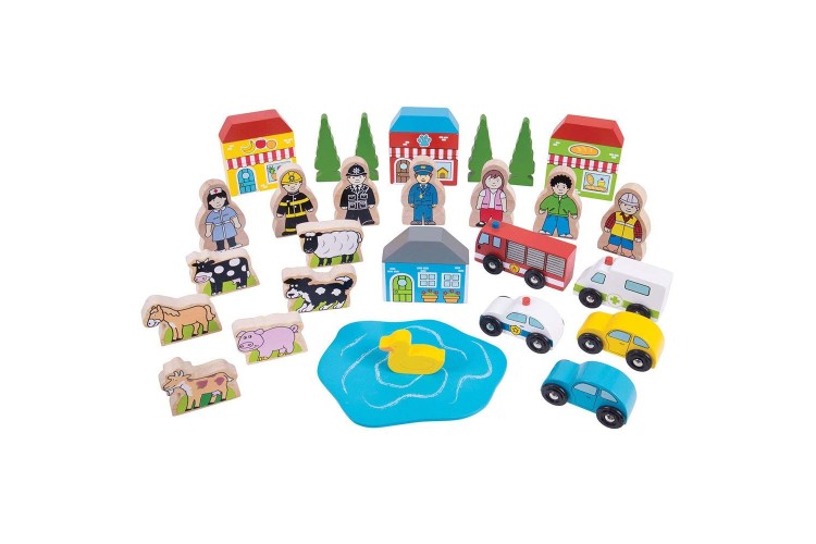 Bigjigs Rail - Trackside Expansion Pack BJT054