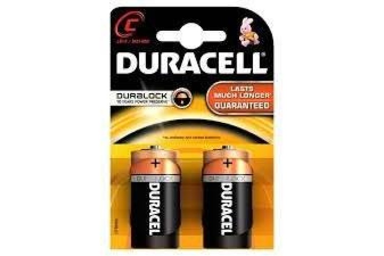C Battery Duracell Batteries 2 Pack