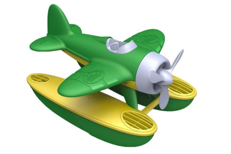Bigjigs GreenToys Seaplane - Green Wings