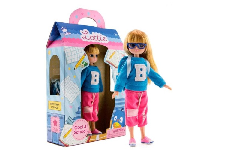 Bigjigs Lottie Doll - Cool 4 School LT151