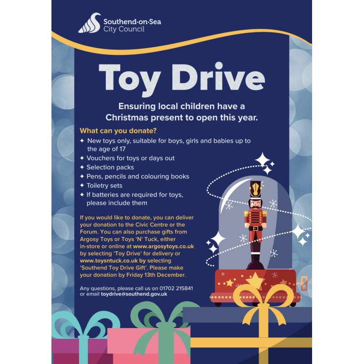 £1 donation to Southend Council Toy Drive 2024