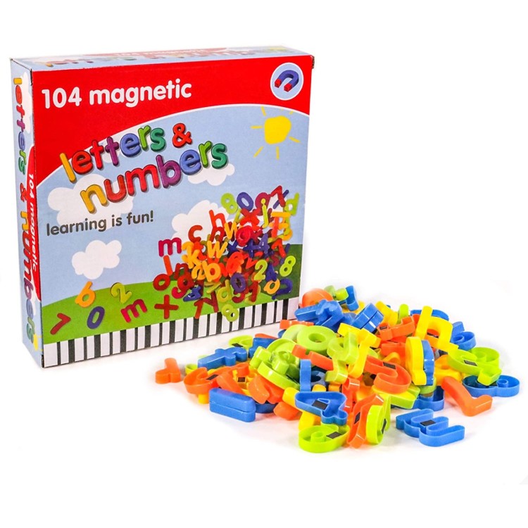 104 Magnetic Letters & Numbers TY5501