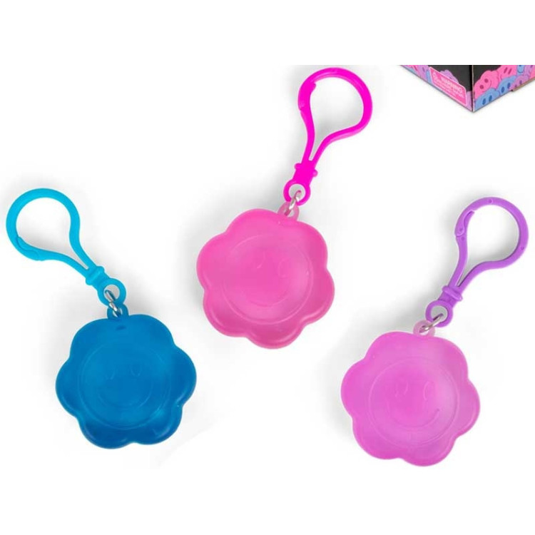 1FF  Scrunchems Flower Power Squishy Sugar Keychain  38934
