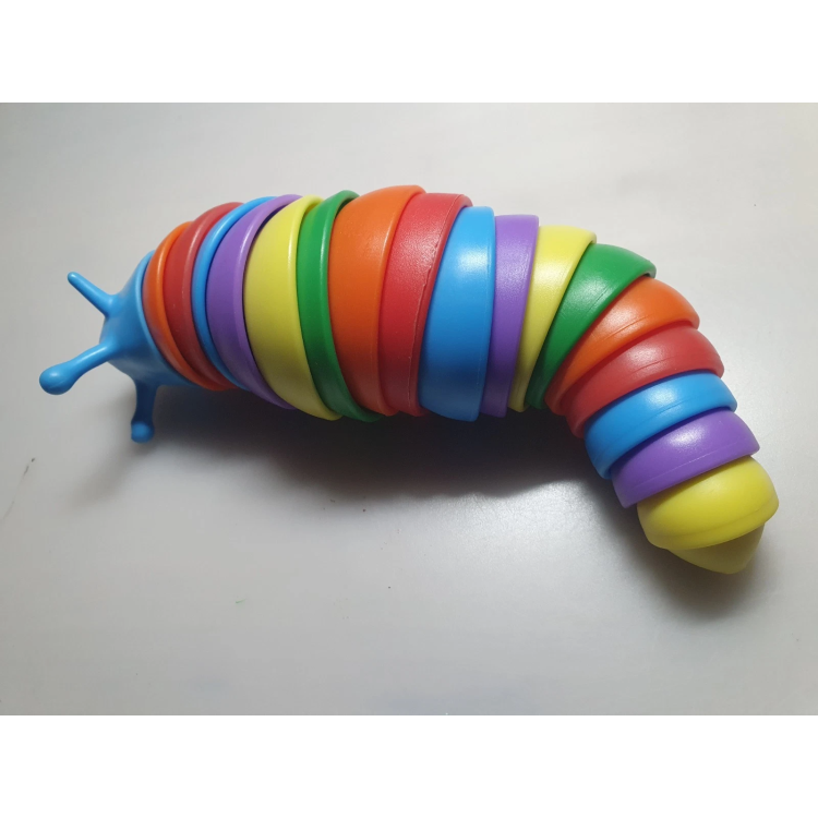 1FF Rainbow Fidget Slug Sensory Toy SV21382