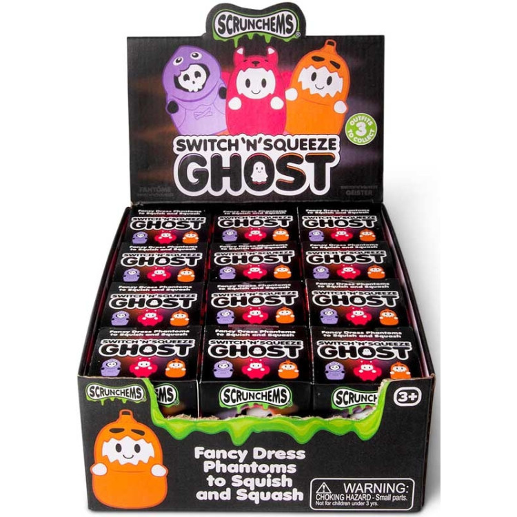 1FF Scrunchems Stretch Squeeze Ghost