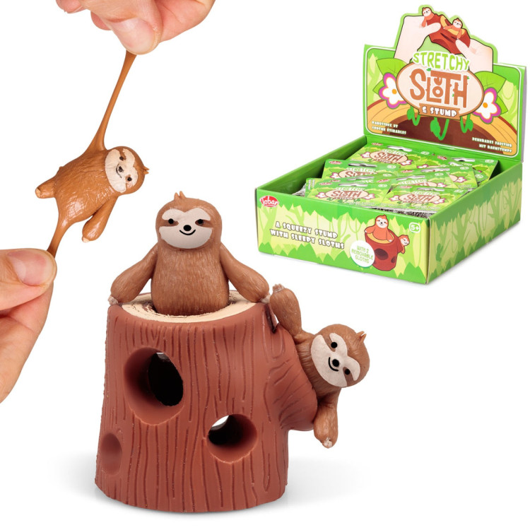 1FF 35181 STRETCHY SLOTH AND STUMP