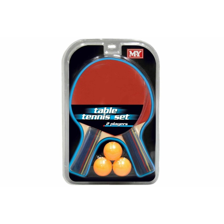 2 Player Table Tennis Set In Hanging Clam Pack TY 442