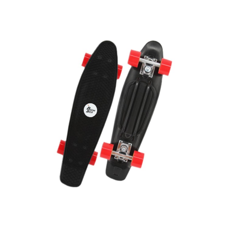 Retro Skateboard Black 22.5