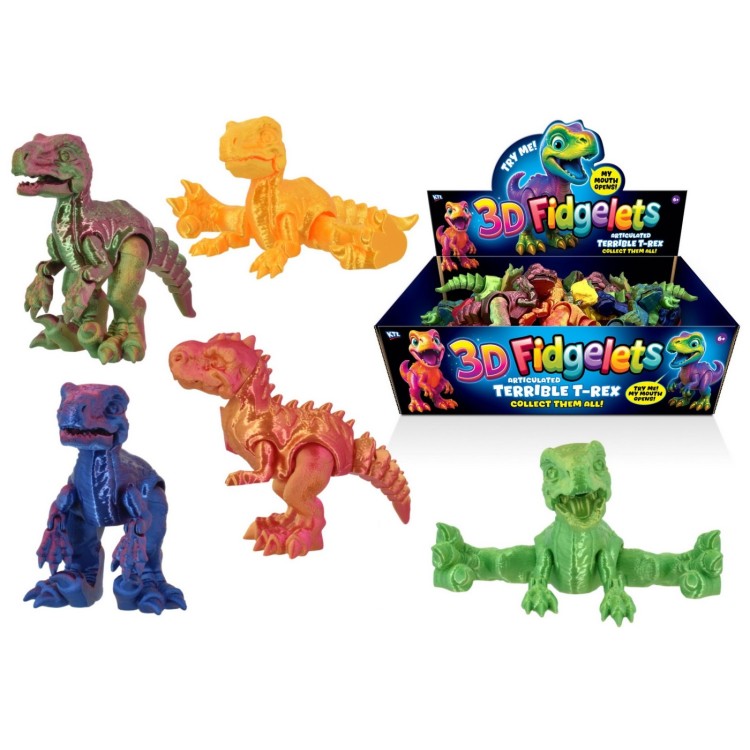 KTL 3D printed Fidgelets Dinosaurs TY4752