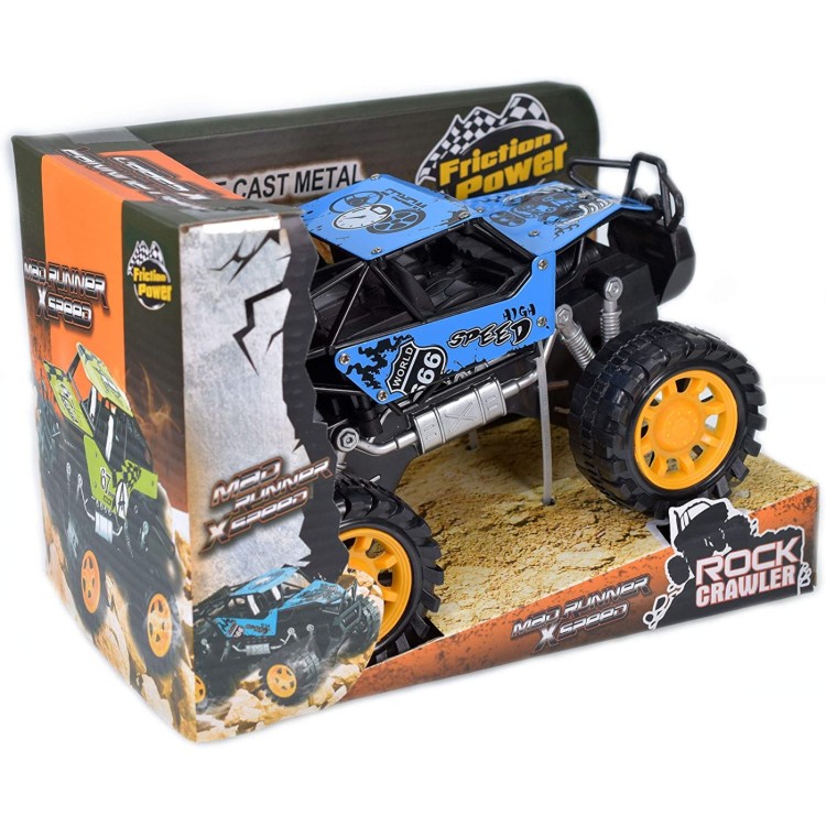 4 x 4 Metal Off Roader Vehicle (3 Assorted Colours) TY3457