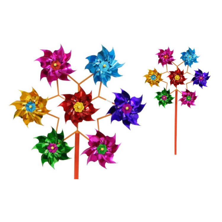 KTL 7 Head Holographic Foil Windmill TY3387