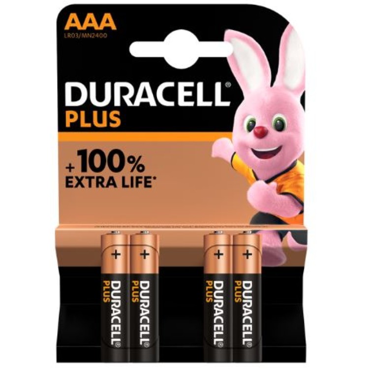 AAA Duracell Batteries 4 Pack