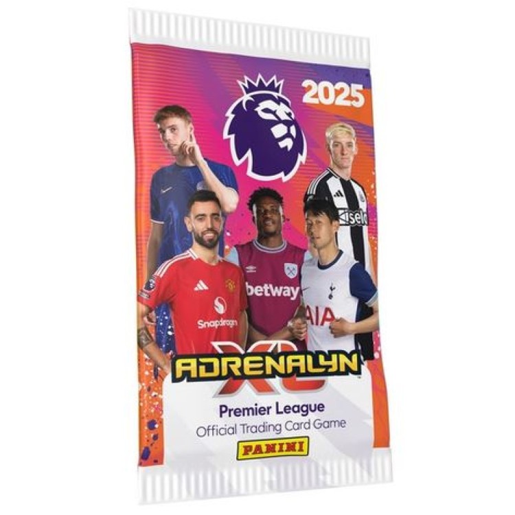 Premier League 2025 Adrenalyn XL Official Trading Cards Single Pack