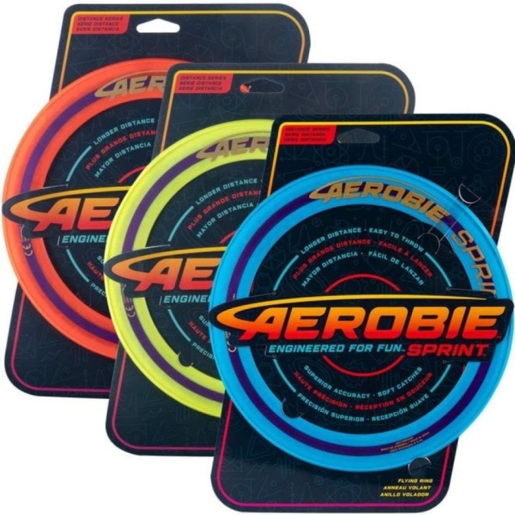SPM Aerobie Sprint 10 Inch Flying Ring ASSORTED COLOURS