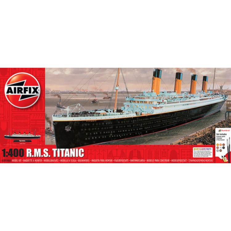 Airfix 1:400  R.M.S Titanic Large Model Kit Gift Set