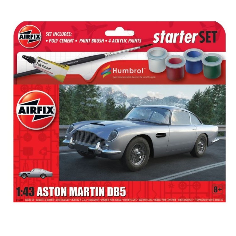 Airfix 1:43 Aston Martin DB5 Starter Set A55011