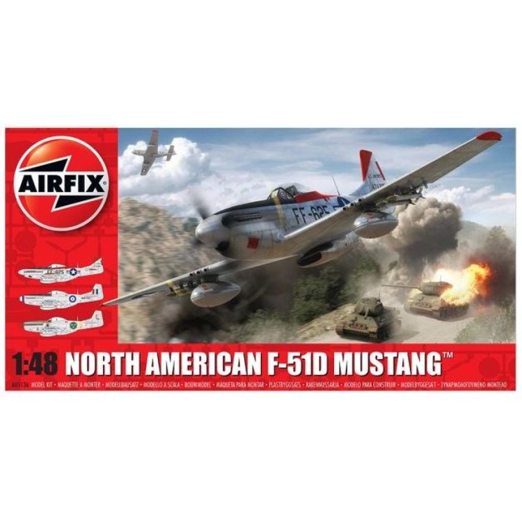 Hornby Airfix 1:48 North American F-51D Mustang A05136