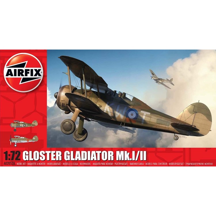 Airfix 1:72 Gloster Gladiator Mk.I/II A02052A