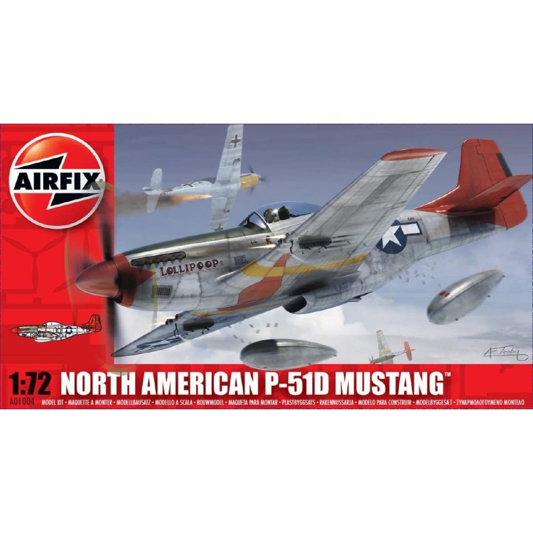 Airfix 1:72 North American P-51D Mustang A01004