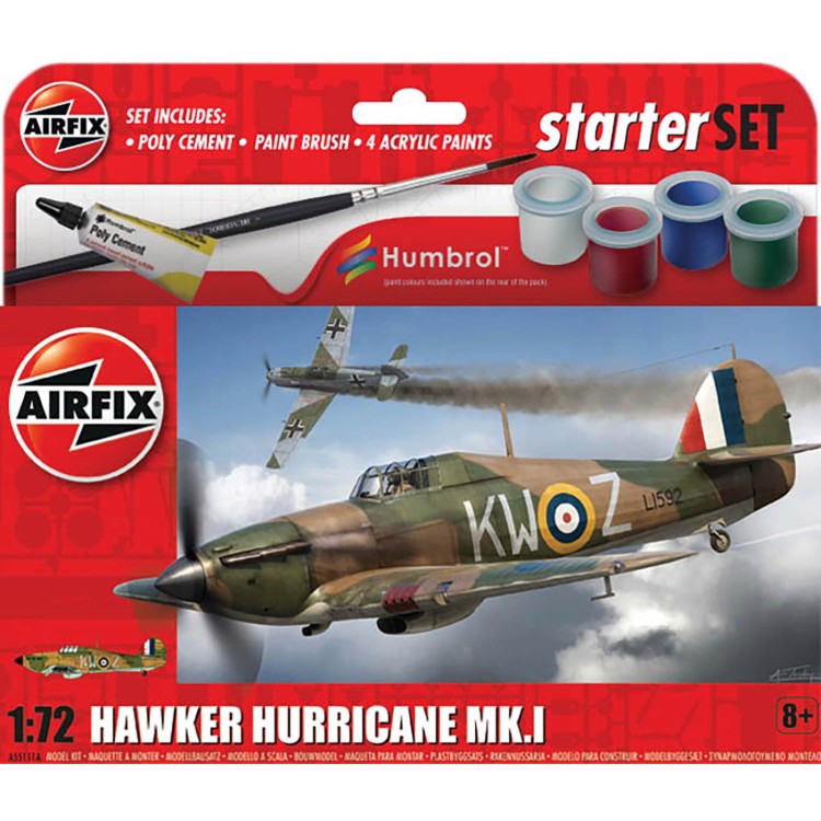 Airfix HAWKER HURRICANE Mk.I Gift SET A55111A