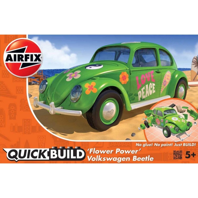 Airfix Quick Builds J6031 'Flower Power' Volkswagen Beetle'