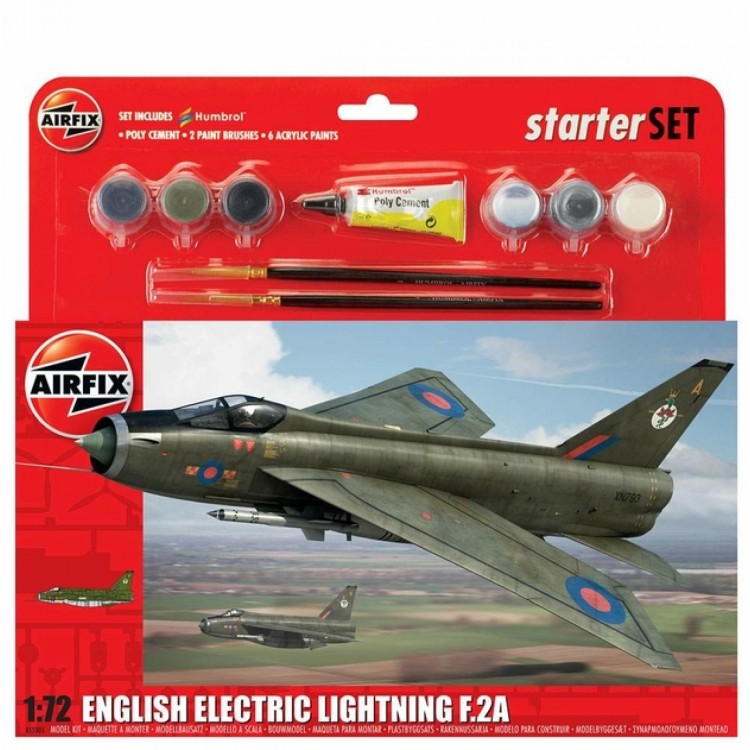 Airfix Starter Set 1:72 English Electric Lightning F.2A