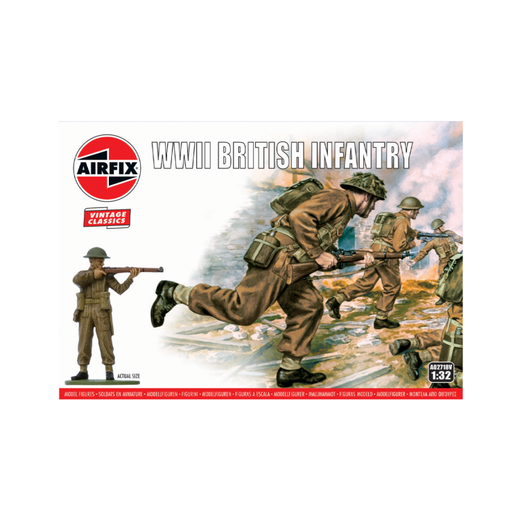 Airfix Vintage Classics WWII British Infantry A02718V