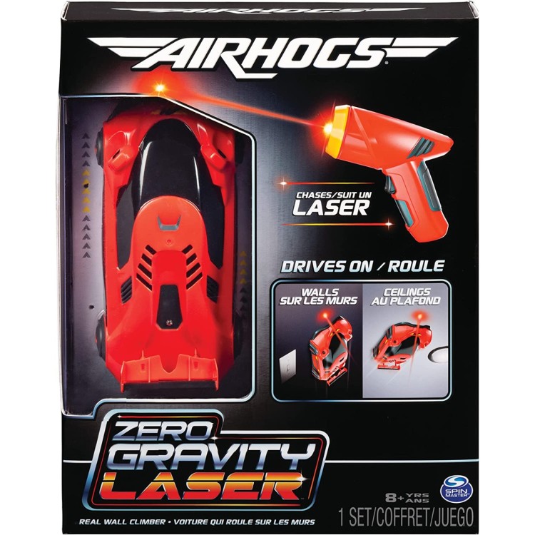 Air Hogs Zero Gravity Laser Control Real Wall Climber Car - Red