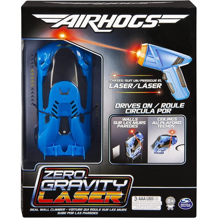 Air Hogs Zero Gravity Laser Control Real Wall Climber Car - Blue