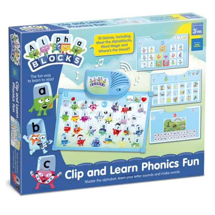 Alpha Blocks Clip and Learn Phonics Fun AN25