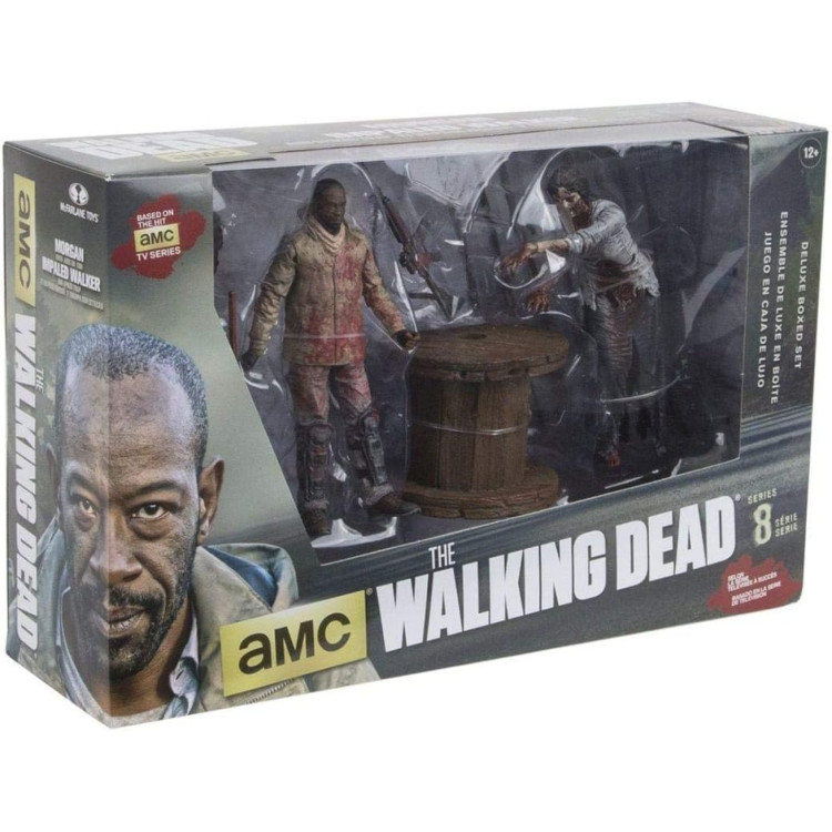 AMC The Walking Dead Deluxe Boxed Set - Morgan With Impaled Walker