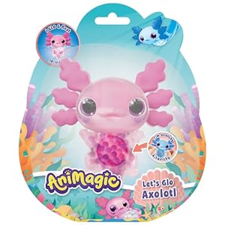 Animagic Let's Glo Axolotl (Pink)