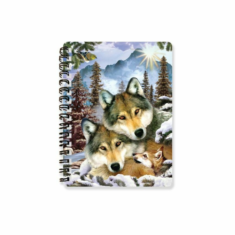 Animal Planet Prime3D A6 Notepad WOLVES