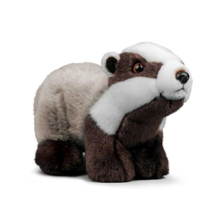 Animigos World Of Nature Badger Soft Toy