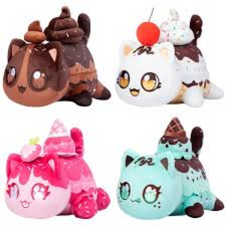 Aphmau Mystery MeeMeows Large Classic Plush - Ice Cream