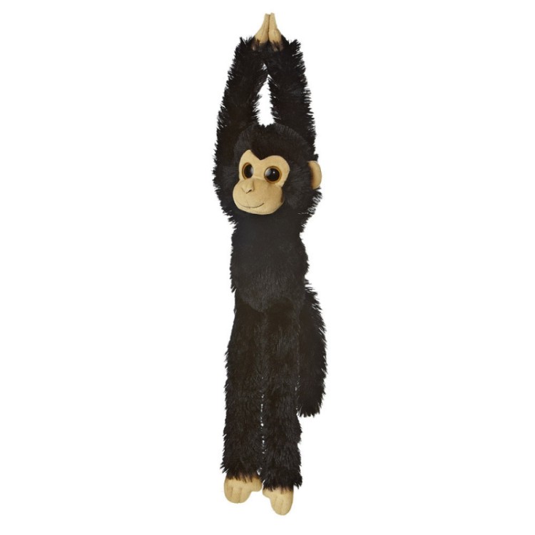Aurora Natural Hanging Black Monkey Plush #60291