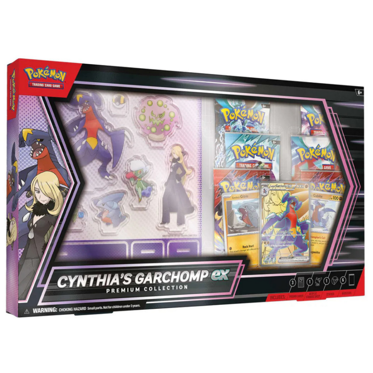 ASM Pokemon TCG Gift Set Premium Collection Cynthia's Garchomp EX