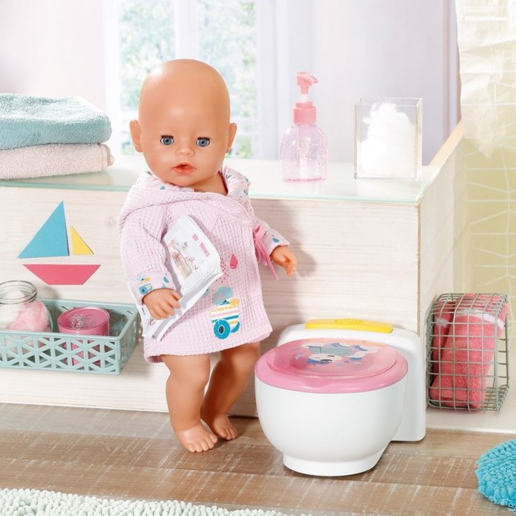 Baby Born Bath Poo Poo Toilet Set 43cm
