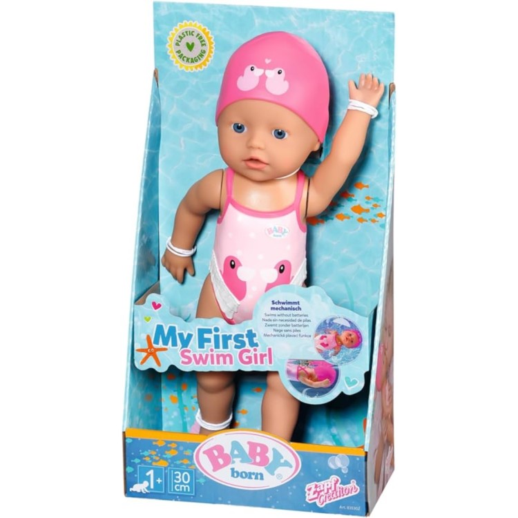 Baby Born My First Swim Girl Lizzie Doll 30cm