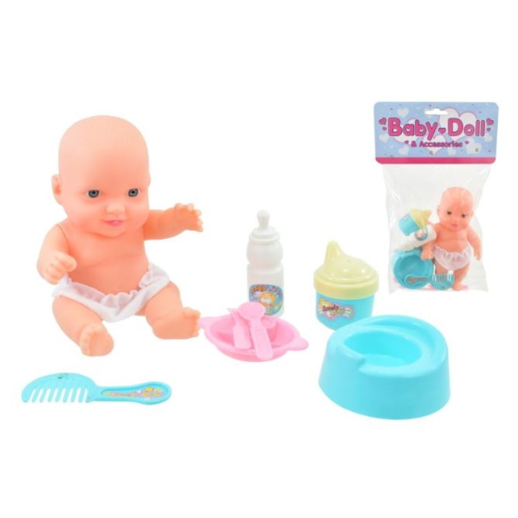 Baby Doll & Accessories in Poly Bag TY0876